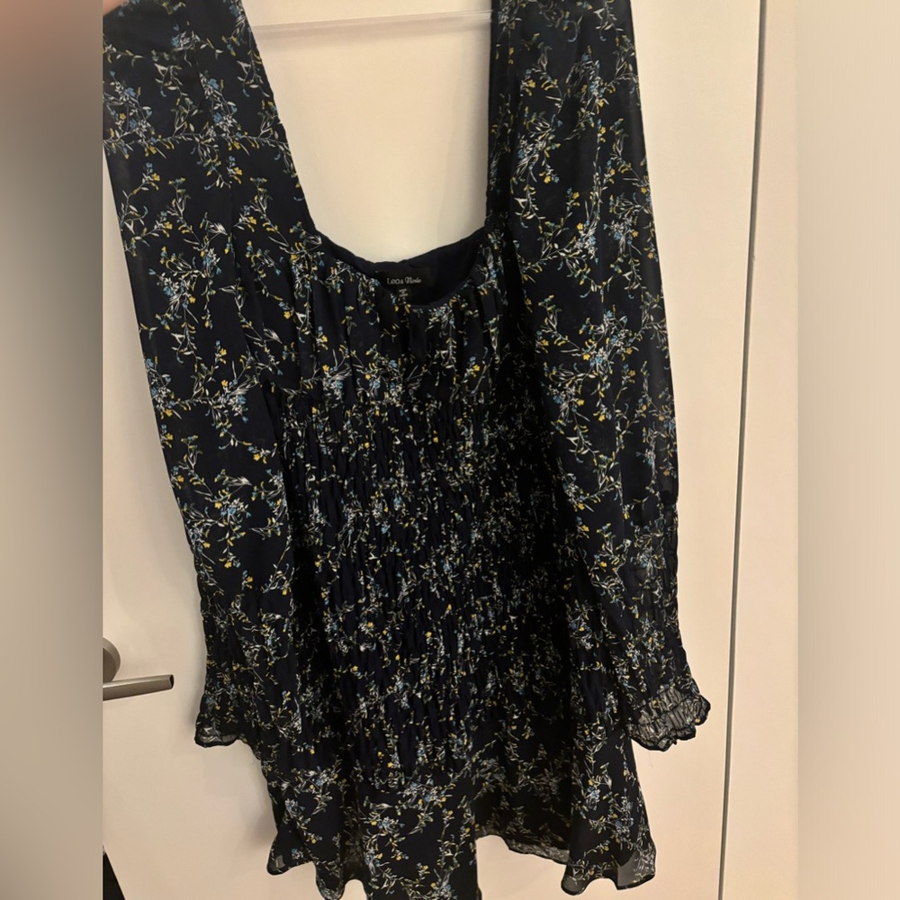 Floral long sleeved dress